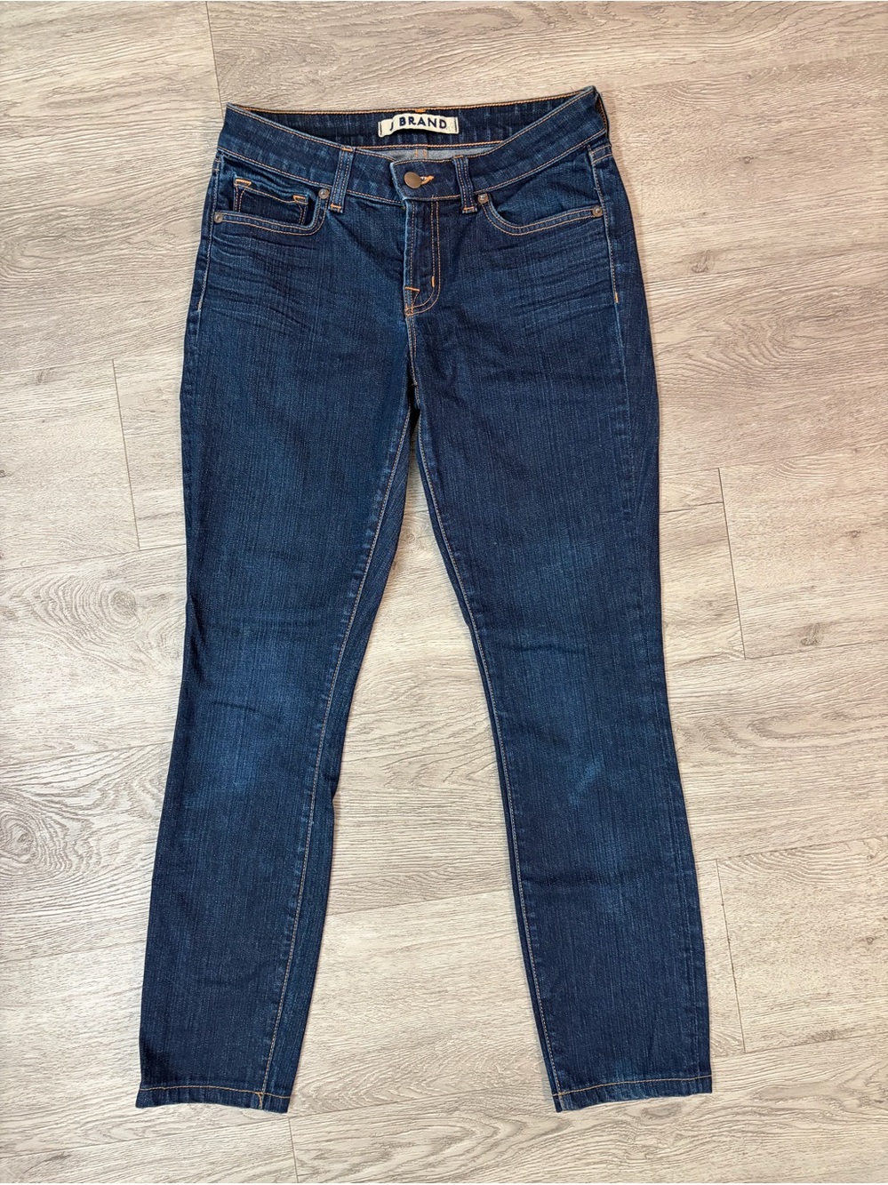 J Brand Dark Indigo Straight-Leg Women's Jeans size 27